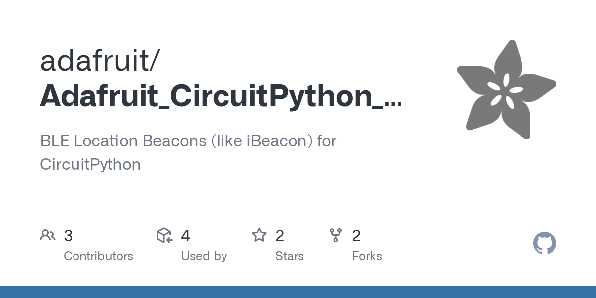 Image summary statistics for Adafruit_CircuitPython_BLE_Beacon